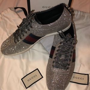 Gucci men’s Bambi glitter sneakers
